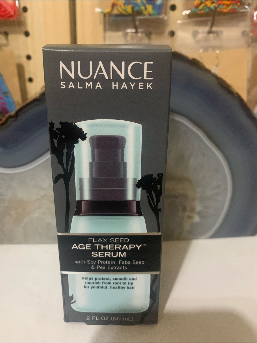 Nuance Salma Hayek Flax Seed Age Therapy Serum - Light Aqua